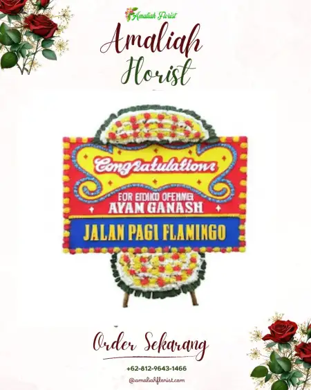 Sewa Papan Bunga Bantir